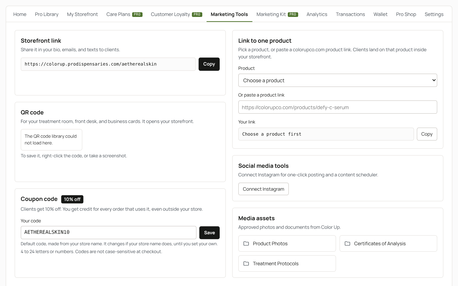 Marketing tools